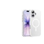 Mobile Phone Case iPhone 17 [Compatible with MagSafe] Translucent Matte Magnetic Shockproof Anti-Fingerprint Protective Case 6.9 Inch Case, Clear