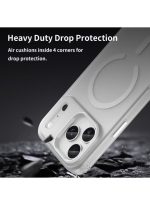 Drop-resistant, reinforced plastic back cover compatible with iPhone 17 pro max - Clear - Image 2
