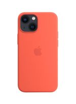 Apple iPhone 13 Mini Silicone Case With MagSafe nectarine - Image 2