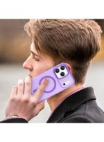 Drop-resistant, reinforced plastic back cover compatible with iPhone 17 pro max - Purple - Image 4