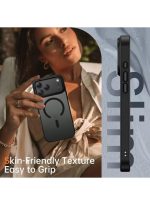 Mobile Phone Case iPhone 17 Pro [Compatible with MagSafe] Translucent Matte Magnetic Shockproof Anti-Fingerprint Protective Case 6.9 Inch Case, Black - Image 4