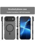 Drop-resistant, reinforced plastic back cover compatible with iPhone 17 Air - Black - Image 2