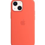 Apple iPhone 13 Mini Silicone Case With MagSafe nectarine