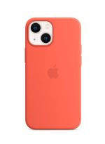 Apple iPhone 13 Mini Silicone Case With MagSafe nectarine