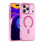 Drop-resistant, reinforced plastic back cover compatible with iPhone 17 pro max - Pink