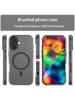 Drop-resistant, reinforced plastic back cover compatible with iPhone 17 - Black - Image 4