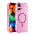 Drop-resistant, reinforced plastic back cover compatible with iPhone 17 - Pink