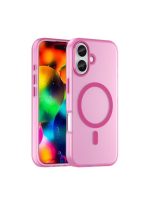 Drop-resistant, reinforced plastic back cover compatible with iPhone 17 - Pink