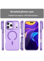 Drop-resistant, reinforced plastic back cover compatible with iPhone 17 pro max - Purple - Image 2