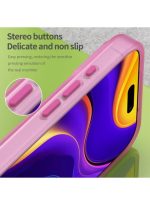 Drop-resistant, reinforced plastic back cover compatible with iPhone 17 pro max - Pink - Image 5