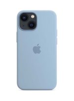 Apple iPhone 13 mini Silicone Case with MagSafe blue fog - Image 2