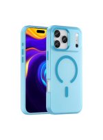 Drop-resistant, reinforced plastic back cover compatible with iPhone 17 pro max - Blue