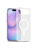 Mobile Phone Case iPhone Air [Compatible with MagSafe] Translucent Matte Magnetic Shockproof Anti-Fingerprint Protective Case Case, Clear