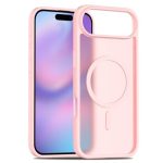 Mobile Phone Case iPhone Air [Compatible with MagSafe] Translucent Matte Magnetic Shockproof Anti-Fingerprint Protective Case Case, Pink