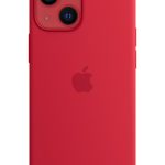 Apple iPhone 13 mini Silicone Case with MagSafe Product (Red)