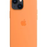 Apple iPhone 13 mini Silicone Case with MagSafe Marigold