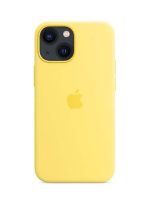 Apple iPhone 13 mini Silicone Case with MagSafe Lemon Zest - Image 2