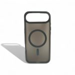 Mobile Phone Case iPhone Air [Compatible with MagSafe] Translucent Matte Magnetic Shockproof Anti-Fingerprint Protective Case Case, Grey