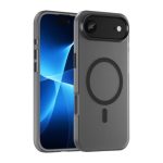 Drop-resistant, reinforced plastic back cover compatible with iPhone 17 Air - Black