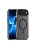 Drop-resistant, reinforced plastic back cover compatible with iPhone 17 Air - Black