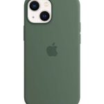 Apple iPhone 13 mini Silicone Case with MagSafe eucalyptus