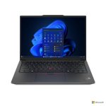 Lenovo ThinkPad E14 Laptop With 14 Inch WUXGA (1920x1200) Display, Core Ultra 7-155H Processor/16GB RAM/512GB SSD/Integrated Graphics/DOS(Without Windows)/ / English/Arabic Black