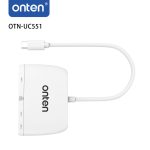 Onten OTN-UC551 4-in-1 USB-C to Gigabit Ethernet Adapter - Image 5