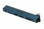 OTN-UC57S 6‑in‑1 USB‑C Multifunction Mini Docking Station / Hub