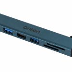 OTN-UC57S 6‑in‑1 USB‑C Multifunction Mini Docking Station / Hub