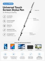 Erazer BP340 Universal Touch Screen Stylus Pen for Writing & Drawing - Image 2