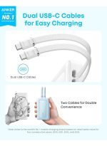 Anker Zolo Power Bank, 45W Max Fast Charging, 20,000mAh Battery Pack with Dual Built-in USB-C Cables, 1 USB-C&A Port, for iPhone 17/16 Series, Samsung, MacBook, iPad, and More - Image 7
