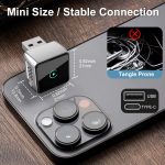 K6 Ultra 2-in-1 Wireless Adapter for CarPlay and Android is a wired to wireless converter that's easy to plug and play, reconnectable, compact, lag-free, and comes with both USB and Type-C cables for iPhones and Android devices. - Image 4