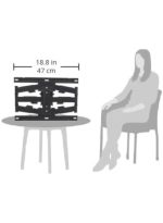 TRUMAN  P6 Movable TV Wall Mount for 45-75 Inch TVs, Black - Image 3