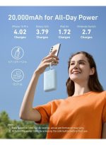 Anker Anker Power Bank, 20,000mAh 30W Max Fast Portable Charger with Built-in USB-C and MFi Certified Lightning Cables, USB-C&A, Battery Pack for iPhone 17/16/15/14 Series, MacBook, Galaxy - Image 3