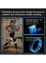 Smart Ring Waterproof Fitness Tracker for Men Women, Health Monitoring, Video Switching, iOS/Android Compatible - Image 3