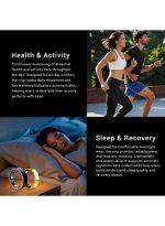 Smart Ring Waterproof Fitness Tracker for Men Women, Health Monitoring, Video Switching, iOS/Android Compatible - Image 2