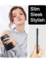 Mobile Phone Case iPhone 13 6.1 inch [Compatible with MagSafe] Translucent Matte Magnetic Shockproof Anti-Fingerprint Protective Case Case, Black - Image 3