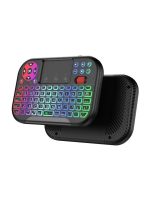 M2 Mini Wireless Backlit Keyboard with Touchpad and Air Mouse Remote, 2.4G & Bluetooth Dual Mode