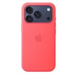 Apple iPhone 17 Pro Silicone Case with MagSafe – Bright Guava