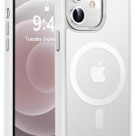 Mobile Phone Case iPhone 11 6.1 inch [Compatible with MagSafe] Translucent Matte Magnetic Shockproof Anti-Fingerprint Protective Case Case, Clear