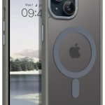 Mobile Phone Case iPhone 13 6.1 inch [Compatible with MagSafe] Translucent Matte Magnetic Shockproof Anti-Fingerprint Protective Case Case, Grey