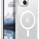 Mobile Phone Case iPhone 13 6.1 inch [Compatible with MagSafe] Translucent Matte Magnetic Shockproof Anti-Fingerprint Protective Case Case, Clear