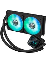 Prime LC 240 ARGB All-in-one AIO CPU Liquid Cooler AMD: AM5 & AM4 Intel: LGA 1851, 1700, 1200, 115x Specially Designed CPU Contact Area, finned Channels, Infinity Mirror, pre-Installed ARGB Fans - Image 8