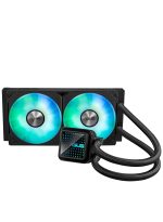 Prime LC 240 ARGB All-in-one AIO CPU Liquid Cooler AMD: AM5 & AM4 Intel: LGA 1851, 1700, 1200, 115x Specially Designed CPU Contact Area, finned Channels, Infinity Mirror, pre-Installed ARGB Fans - Image 9