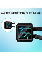 Prime LC 240 ARGB All-in-one AIO CPU Liquid Cooler AMD: AM5 & AM4 Intel: LGA 1851, 1700, 1200, 115x Specially Designed CPU Contact Area, finned Channels, Infinity Mirror, pre-Installed ARGB Fans - Image 6