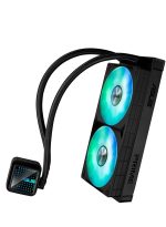 Prime LC 240 ARGB All-in-one AIO CPU Liquid Cooler AMD: AM5 & AM4 Intel: LGA 1851, 1700, 1200, 115x Specially Designed CPU Contact Area, finned Channels, Infinity Mirror, pre-Installed ARGB Fans - Image 7