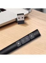 Wireless Laser Pointer Presenter Remote with PPT Page Turning and USB Charging, 30m Range - Image 5