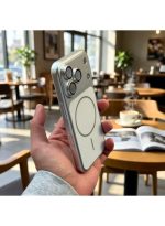 MagSafe Back Cover for iPhone 17 Pro, Crystal Shock Resistant with Protective Camera Cover, Silver - Image 4