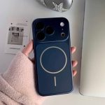 MagSafe Back Cover for iPhone 17 Pro, Crystal Shock Resistant with Camera Protection - Blue