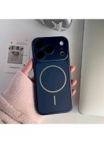 MagSafe Back Cover for iPhone 17 Pro, Crystal Shock Resistant with Camera Protection - Blue